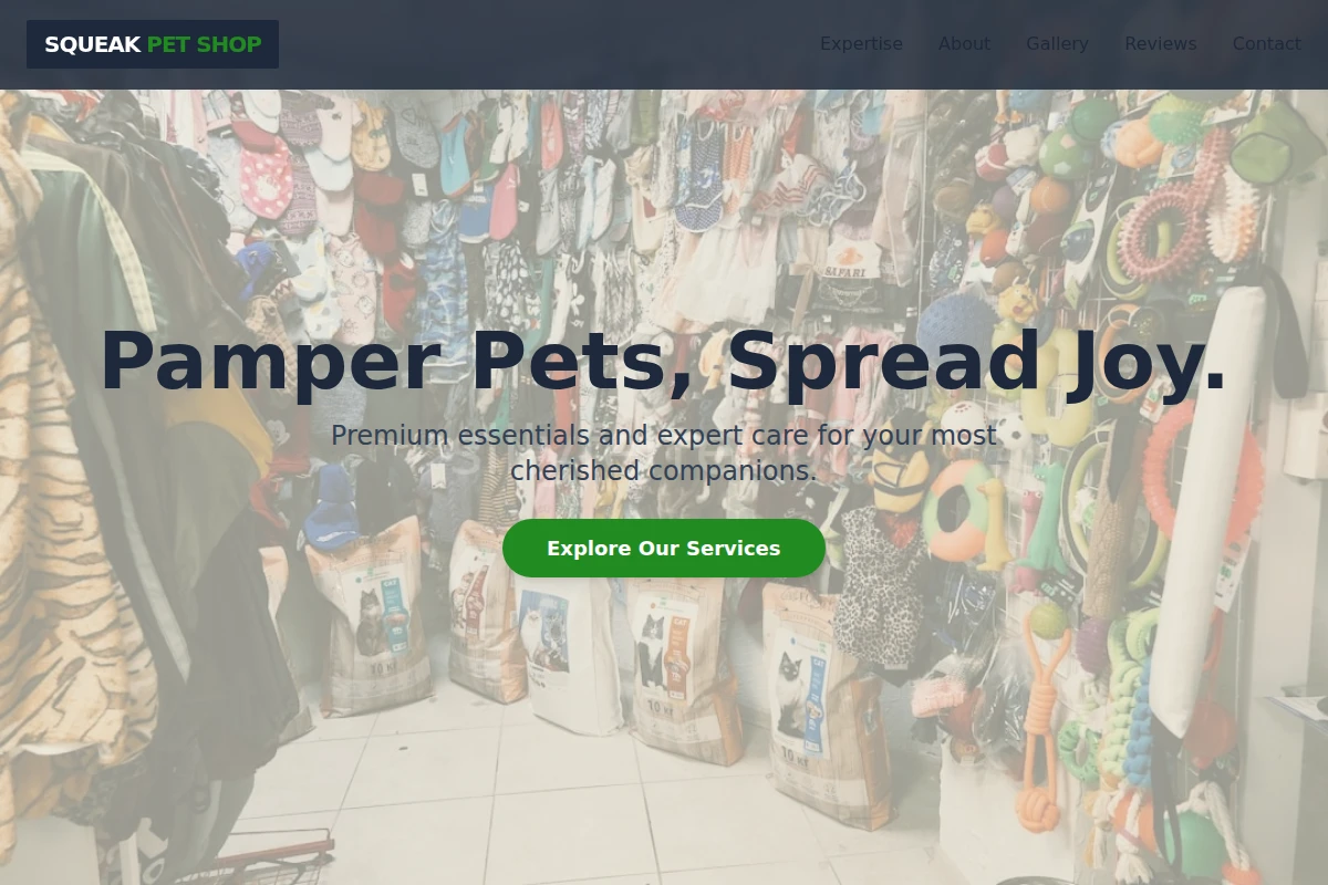 Squeak Pet Shop