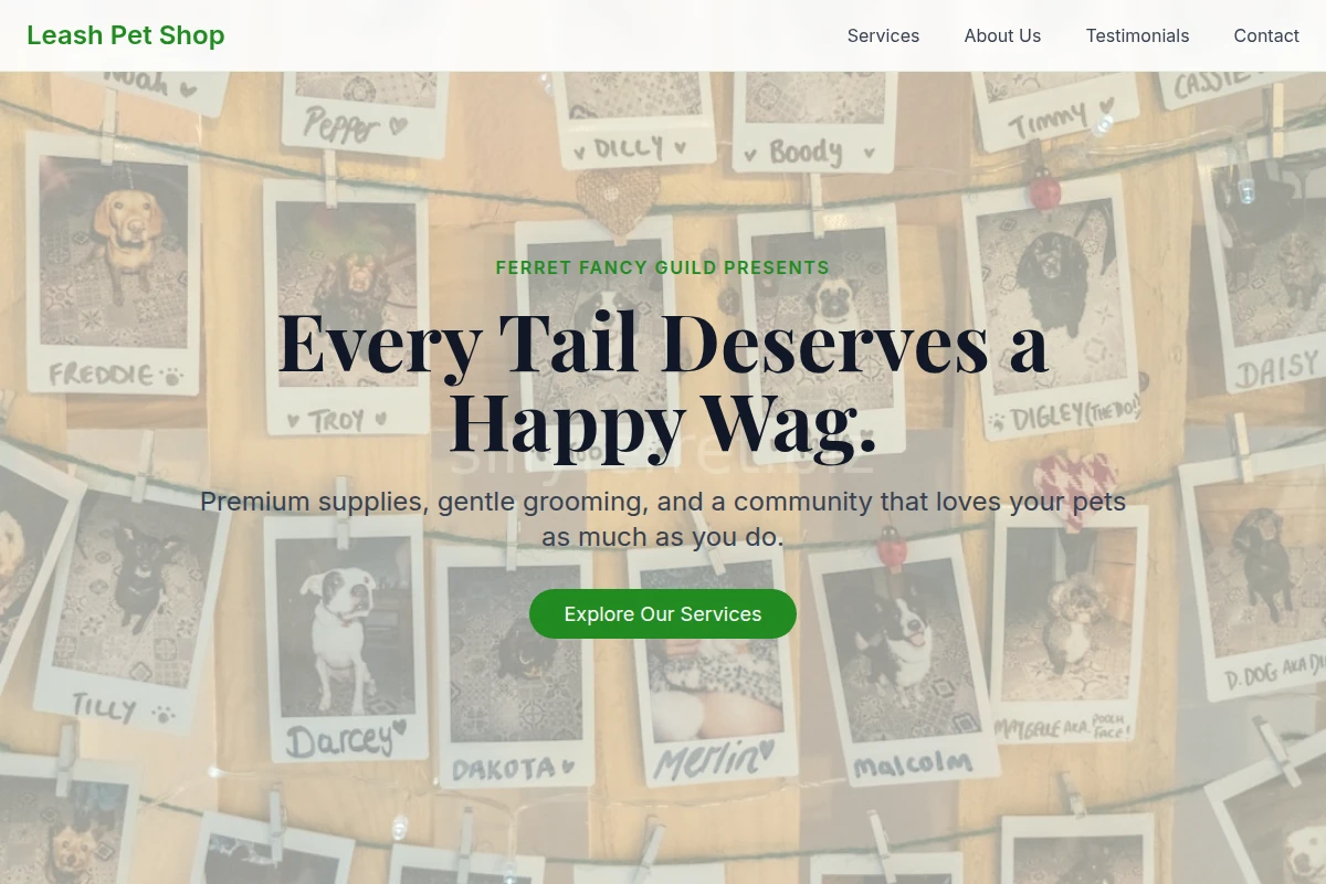 Leash Pet Shop